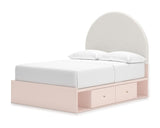 Wistenpine Full Upholstered Panel Bed with Storage