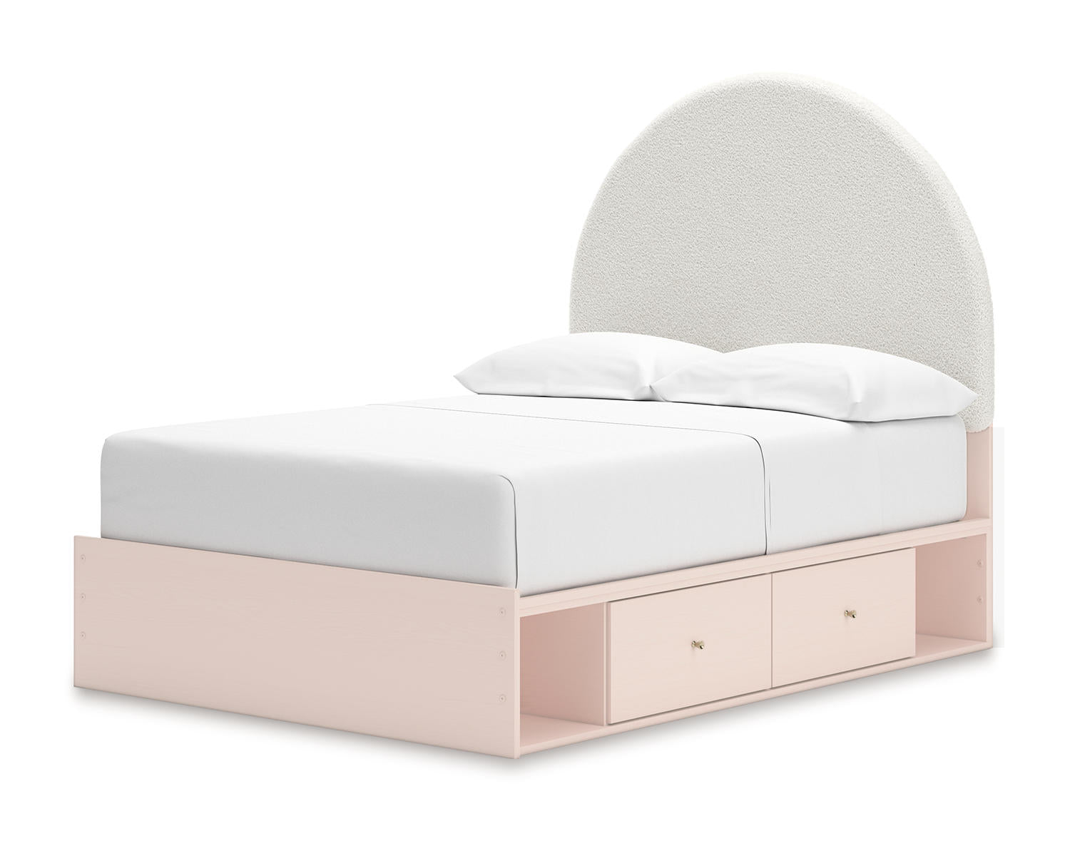Wistenpine Full Upholstered Panel Bed with Storage