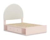 Wistenpine Full Upholstered Panel Bed with Storage