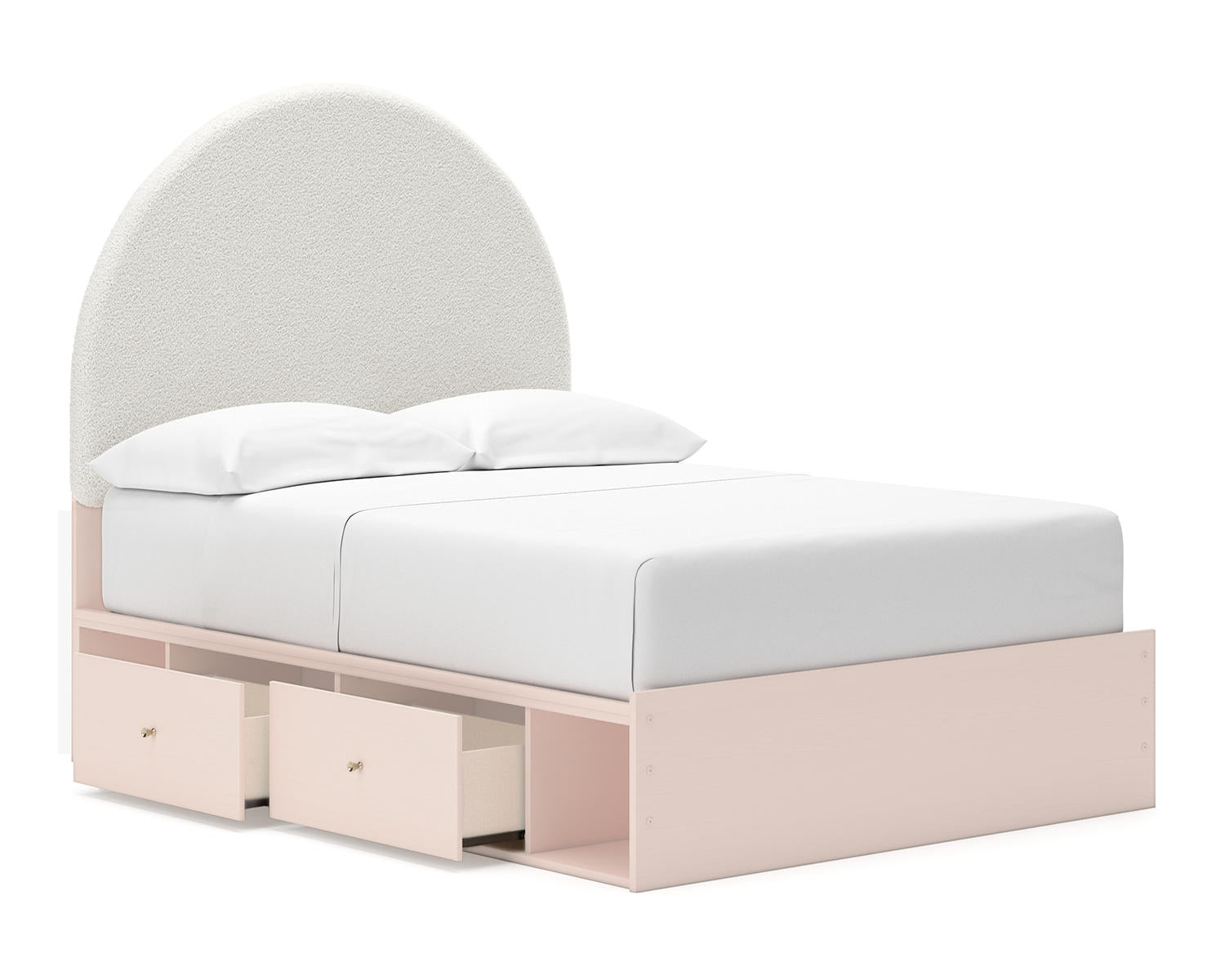 Wistenpine Full Upholstered Panel Bed with Storage