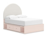 Wistenpine Full Upholstered Panel Bed with Storage