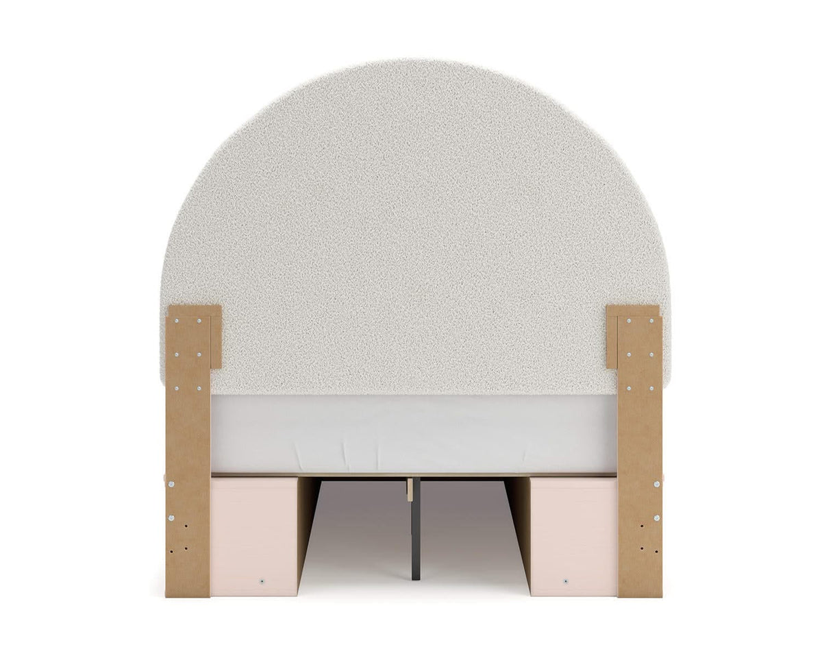 Wistenpine Full Upholstered Panel Bed with Storage