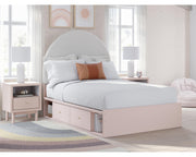Wistenpine Full Upholstered Panel Bed with Storage