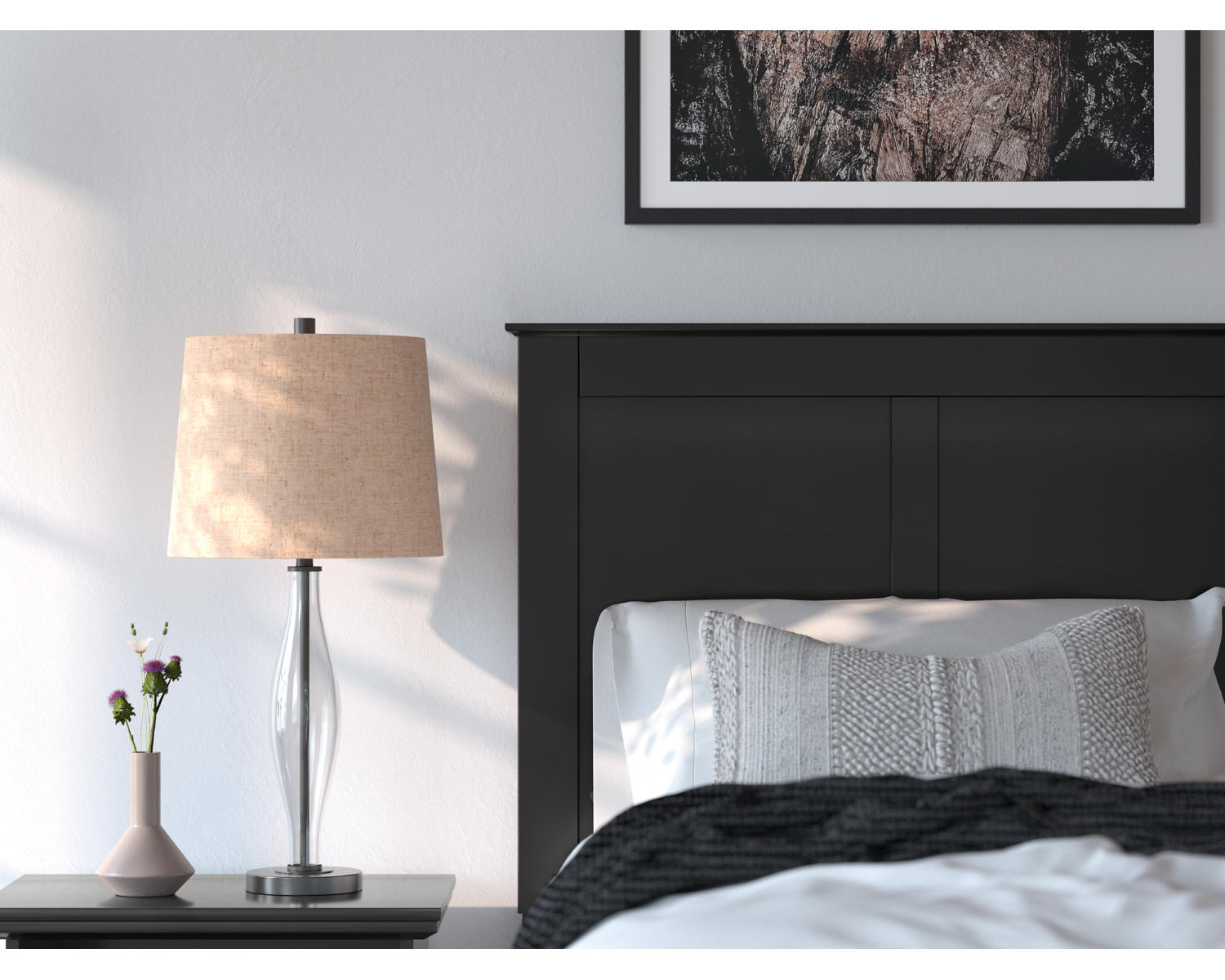 Maribel Twin Panel Bed, Dresser, Mirror and Nightstand