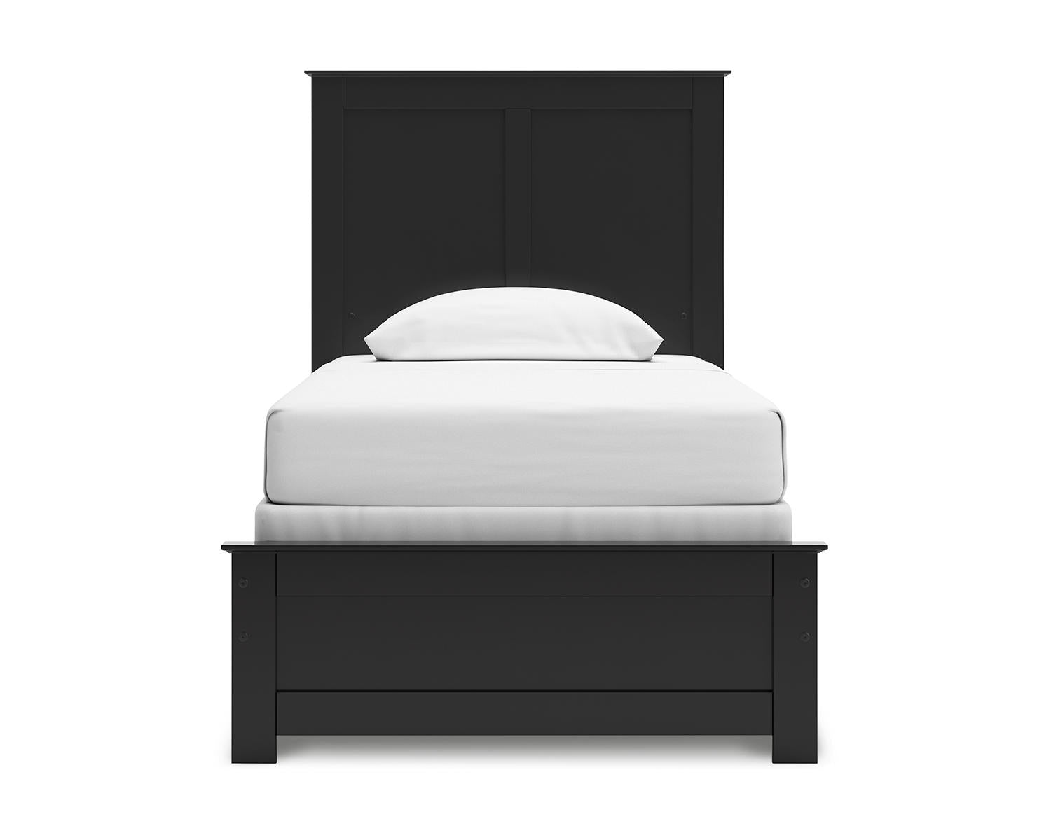 Maribel Twin Panel Bed, Dresser and Mirror