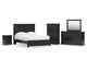 Maribel Queen Panel Bed, Dresser, Mirror, Chest and Nightstand