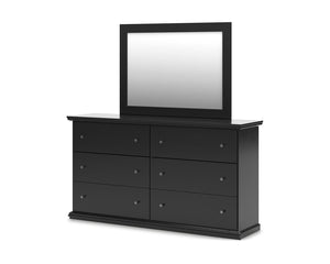 Maribel Queen Panel Bed, Dresser, Mirror, Chest and 2 Nightstands