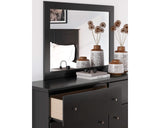 Maribel Twin Panel Bed, Dresser, Mirror and Nightstand