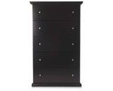 Maribel Queen Panel Bed, Dresser, Mirror, Chest and 2 Nightstands