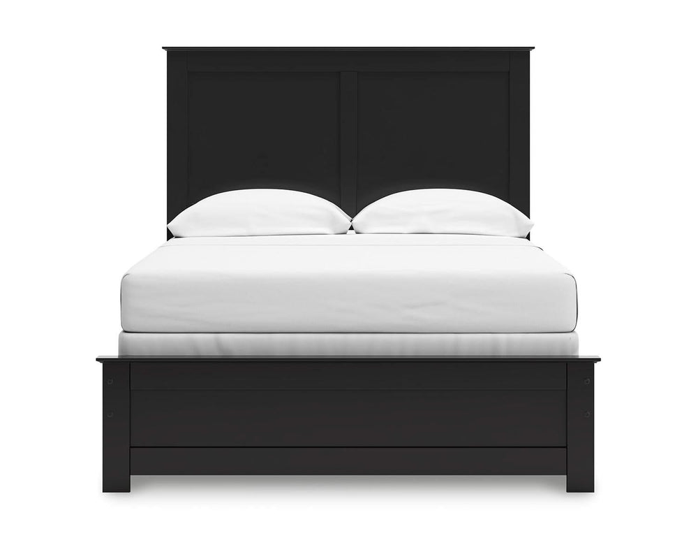 Maribel Full Panel Bed with Dresser, Mirror and 2 Nightstands