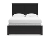 Maribel Full Panel Bed with Dresser, Mirror and 2 Nightstands