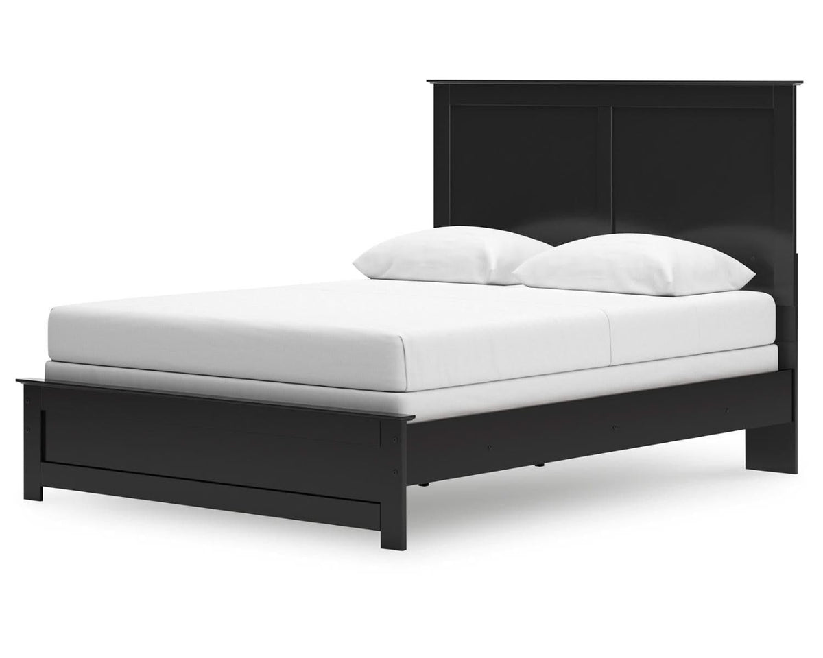 Maribel Queen Panel Bed, Dresser, Mirror, Chest and Nightstand