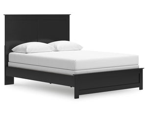 Maribel Queen Panel Bed with Dresser, Mirror and Nightstand