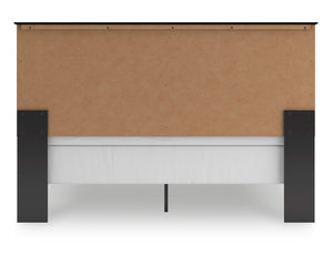 Cama Maribel King con paneles, cómoda y espejo