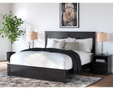 Maribel King Panel Bed, Dresser, Mirror, Chest, and 2 Nightstands