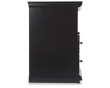 Maribel King Panel Bed, Dresser, Mirror, Chest, and 2 Nightstands