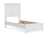 Cama individual con paneles, cómoda y mesita de noche Bostwick Shoals