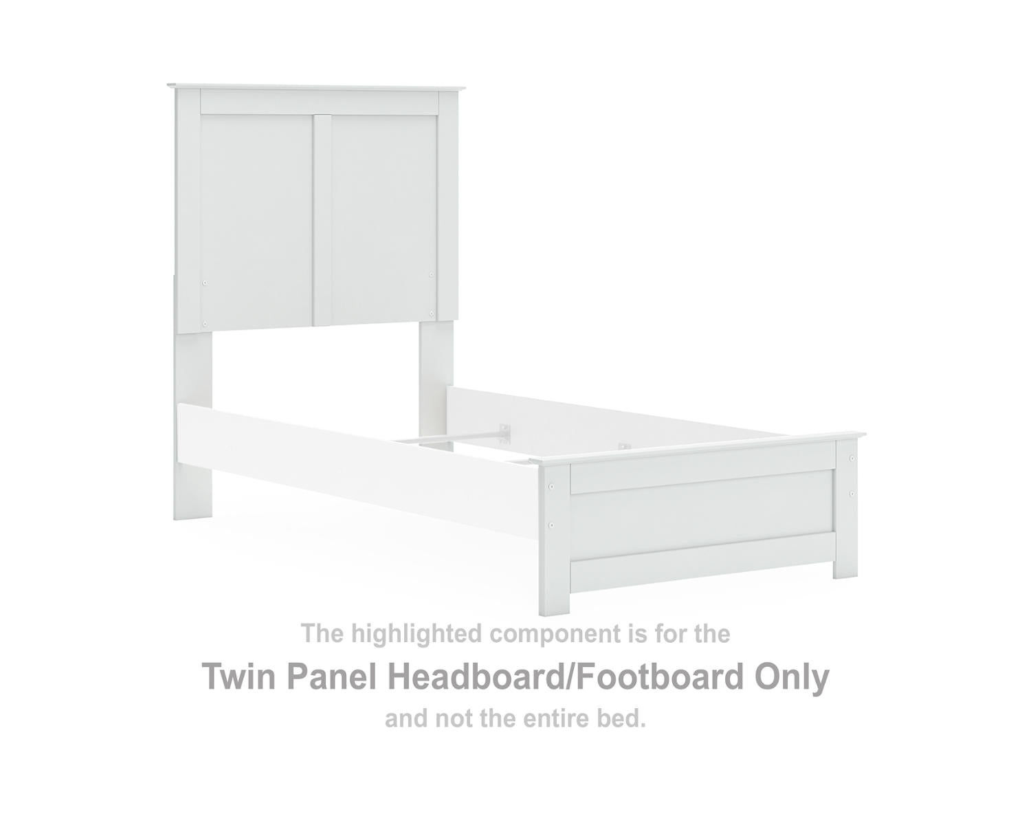 Bostwick Shoals Twin Panel Headboard/Footboard