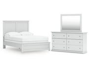 Bostwick Shoals Full Panel Bed, Dresser and Mirror