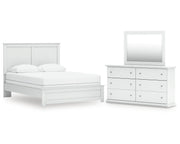 Bostwick Shoals Queen Panel Bed, Dresser and Mirror