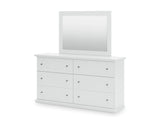 Bostwick Shoals Twin Panel Bed, Dresser and Mirror