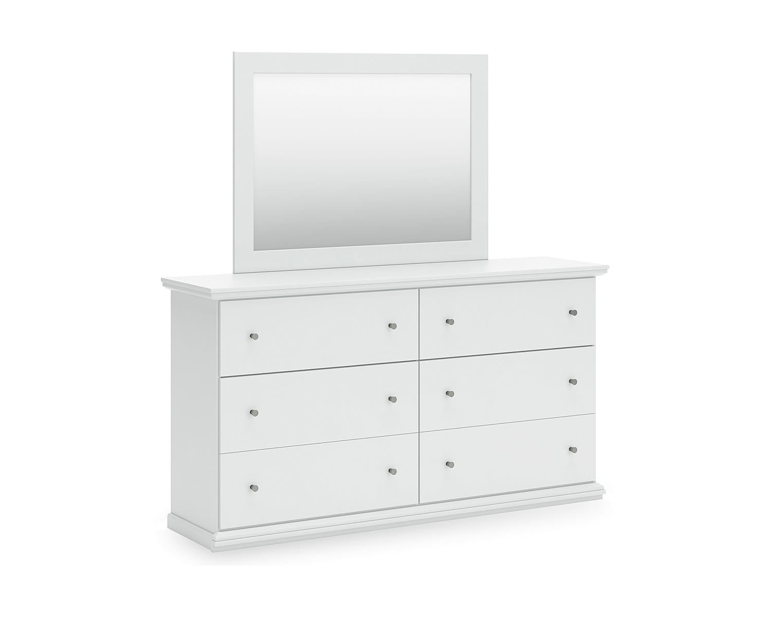 Bostwick Shoals King Panel Bed, Dresser, Mirror and 2 Nightstands