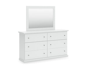 Bostwick Shoals Twin Panel Bed, Dresser and Mirror