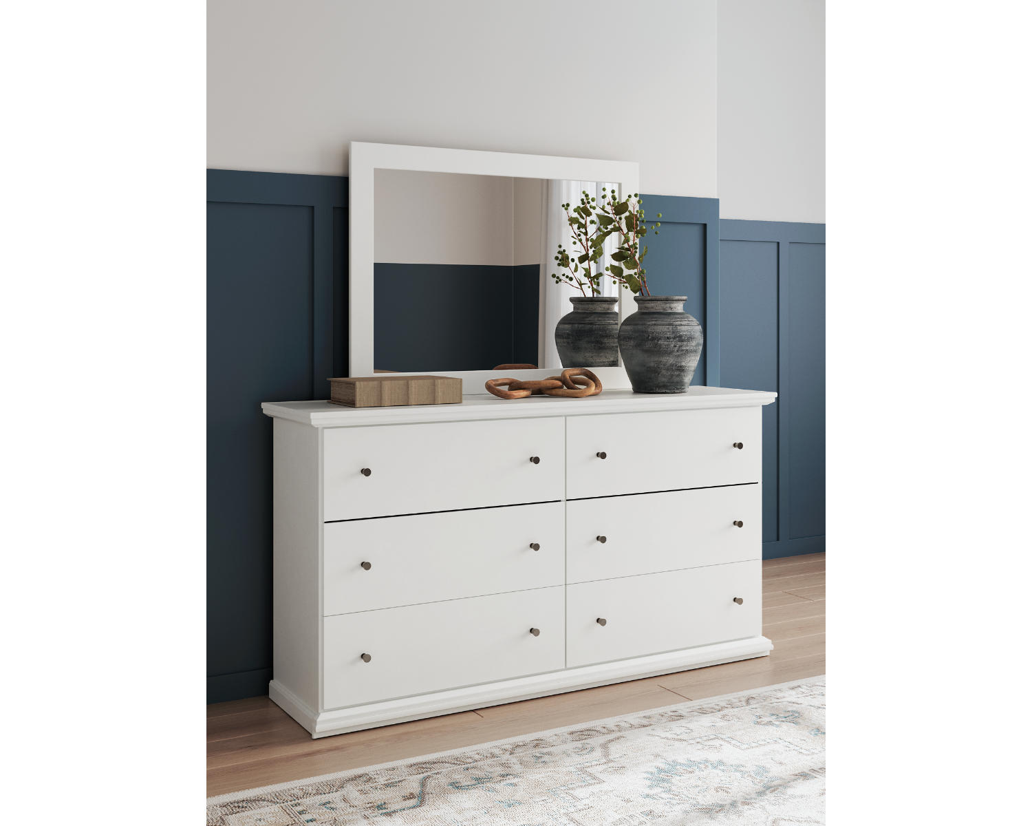 Bostwick Shoals Queen Panel Bed, Dresser, Mirror and Nightstand