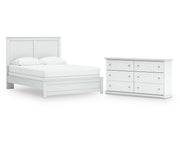 Bostwick Shoals Queen Panel Bed and Dresser