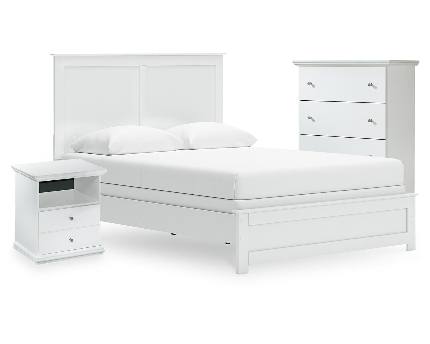 Bostwick Shoals Queen Panel Bed, Cheat and Nightstand