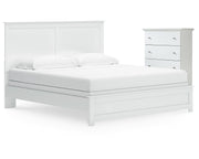 Bostwick Shoals King Panel Bed and Chest