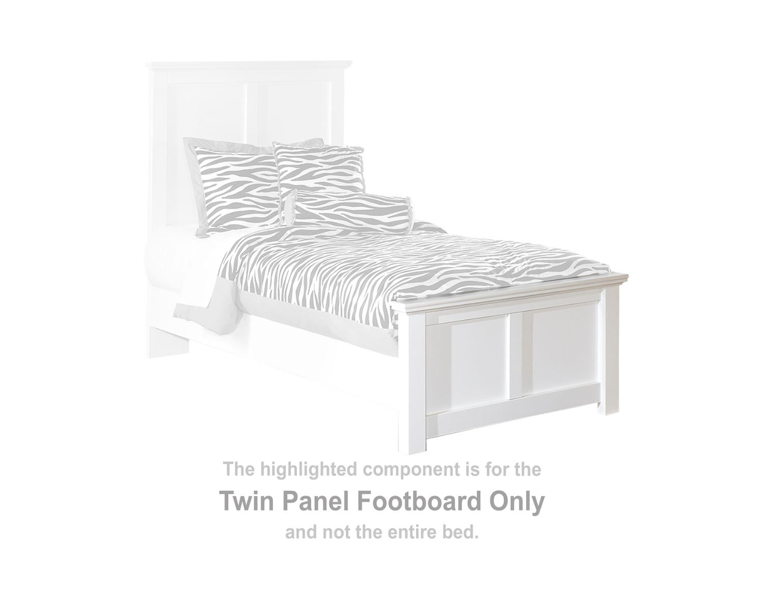 Bostwick Shoals Twin Panel Footboard