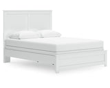Cama Queen con paneles, tocador, espejo y dos mesitas de noche Bostwick Shoals
