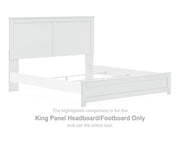 Bostwick Shoals King Panel Headboard/Footboard
