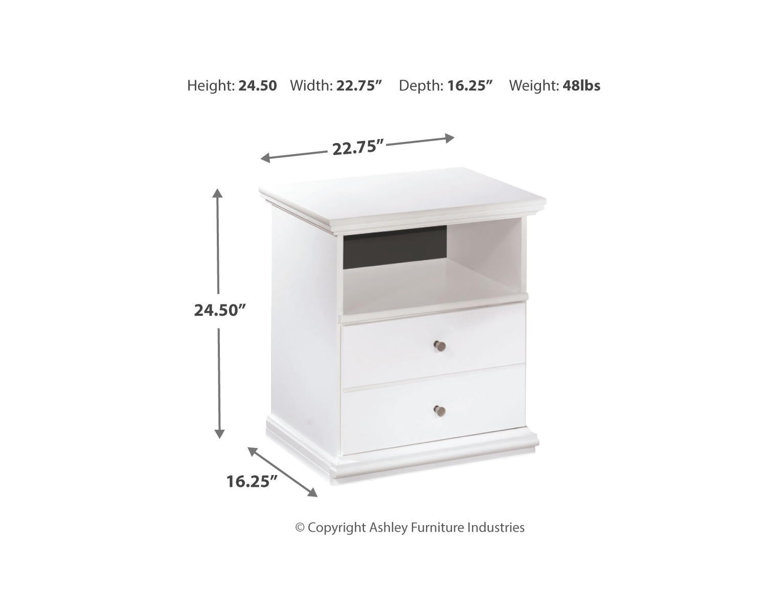 Bostwick Shoals Twin Panel Bed, Chest and Nightstand
