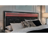 Kaydell Queen Upholstered Panel Storage Bed, Dresser and Mirror
