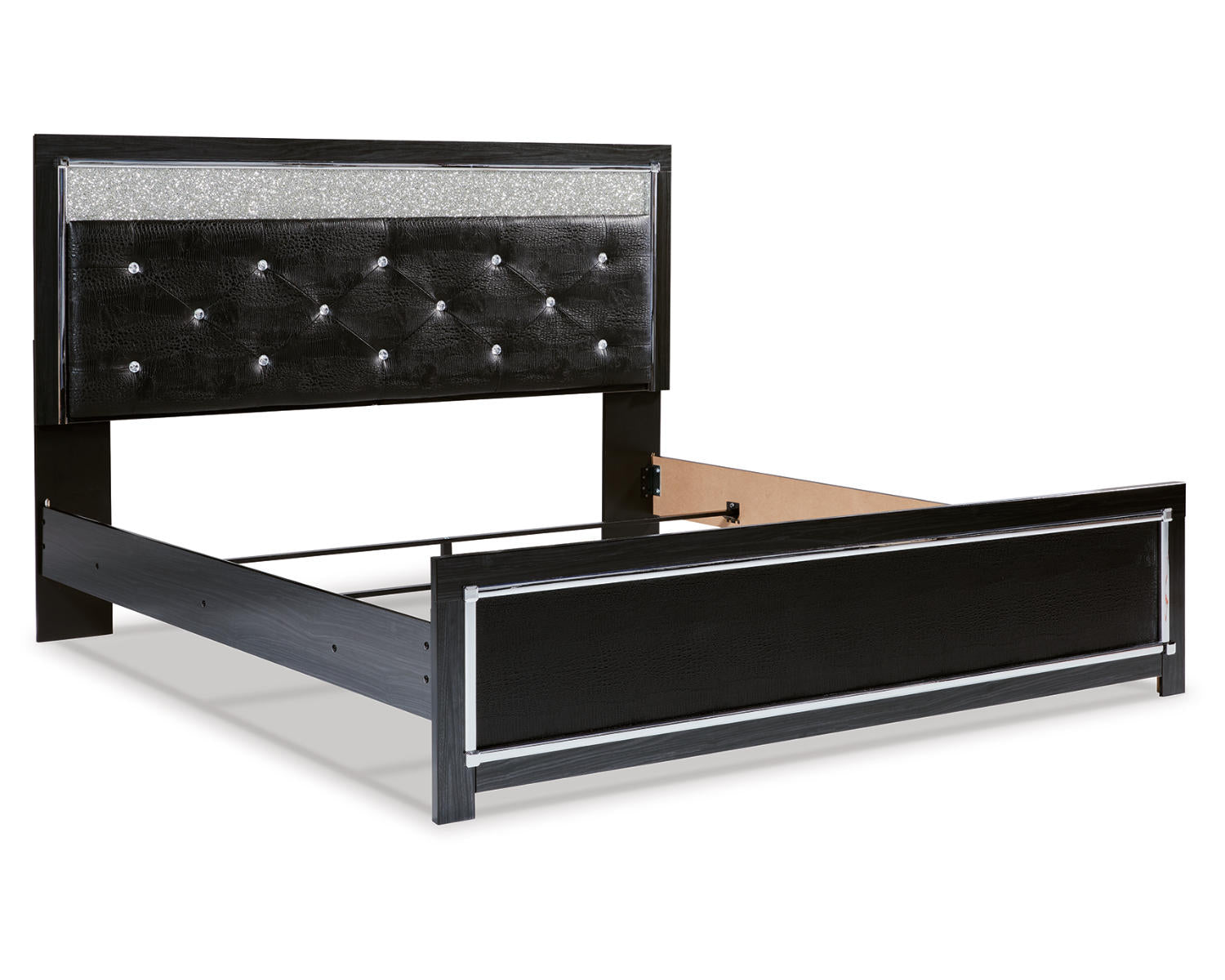 Kaydell King Upholstered Panel Bed , Dresser, Mirror, Chest and 2 Nightstands