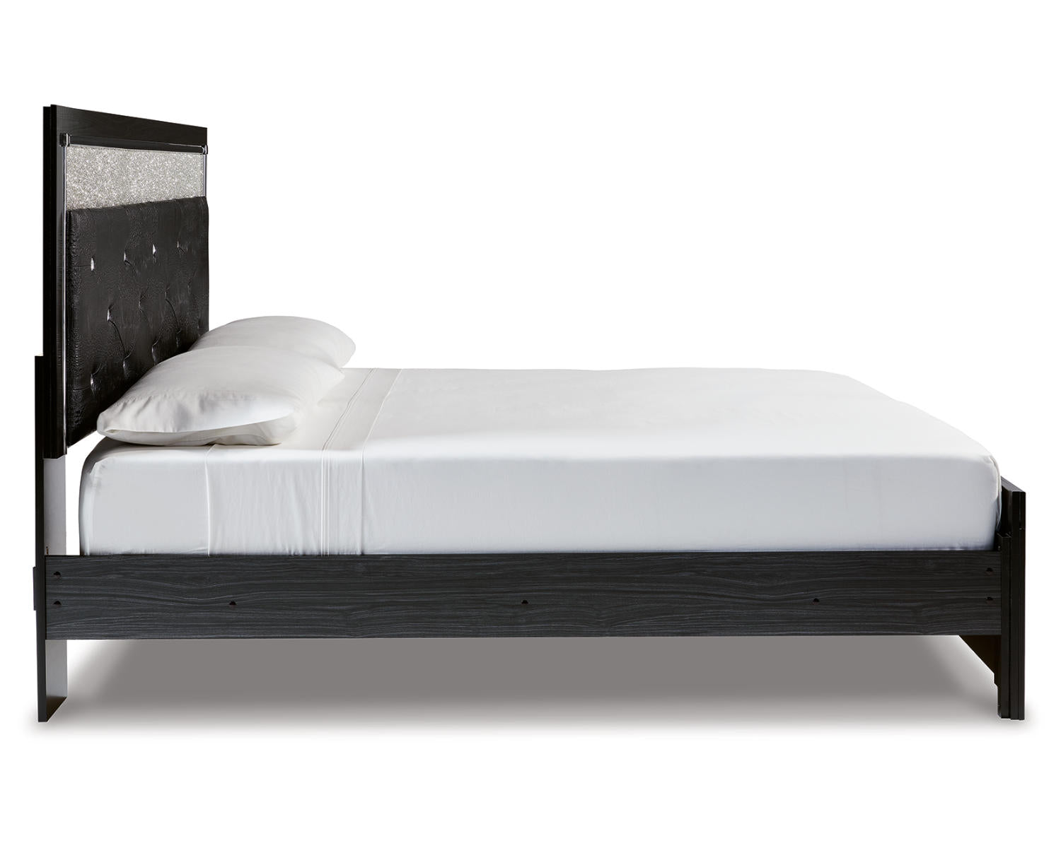 Kaydell King Upholstered Panel Bed , Dresser, Mirror, Chest and 2 Nightstands