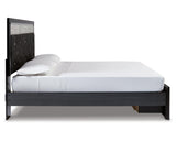Kaydell King Panel Storage Bed, Dresser, Mirror and Nightstand