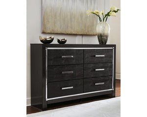 Kaydell King Storage Bed, Dresser and Nightstand