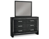 Kaydell King Panel Storage Bed, Dresser, Mirror and Nightstand