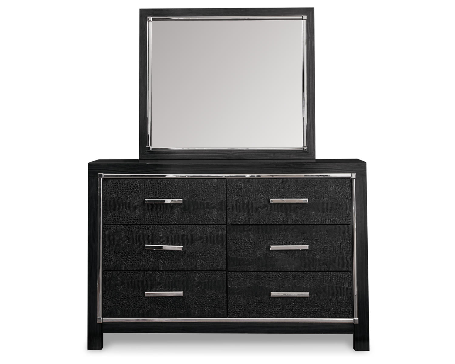 Kaydell Queen Panel Bed, Dresser Mirror, Chest and Nightstand