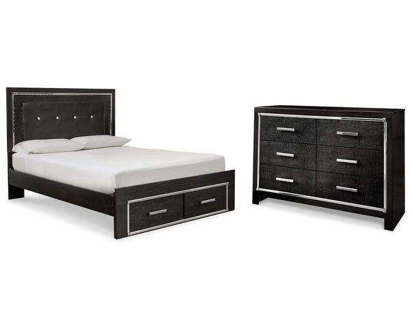Kaydell Queen Storage Bed and Dresser