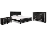 Kaydell King Panel Bed, Dresser and 2 Nightstands