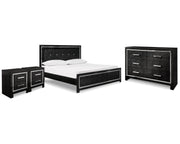 Kaydell King Panel Bed, Dresser and 2 Nightstands