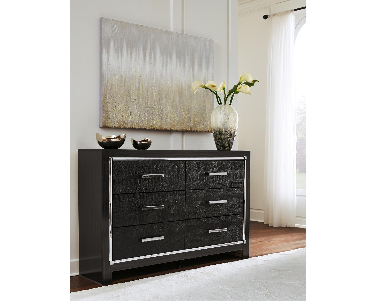 Kaydell King Storage Bed, Dresser and Nightstand