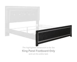 Kaydell King Upholstered Panel Bed, Dresser, Mirror, Chest and Nightstand