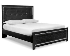 Kaydell Queen Upholstered Panel Bed and Chest