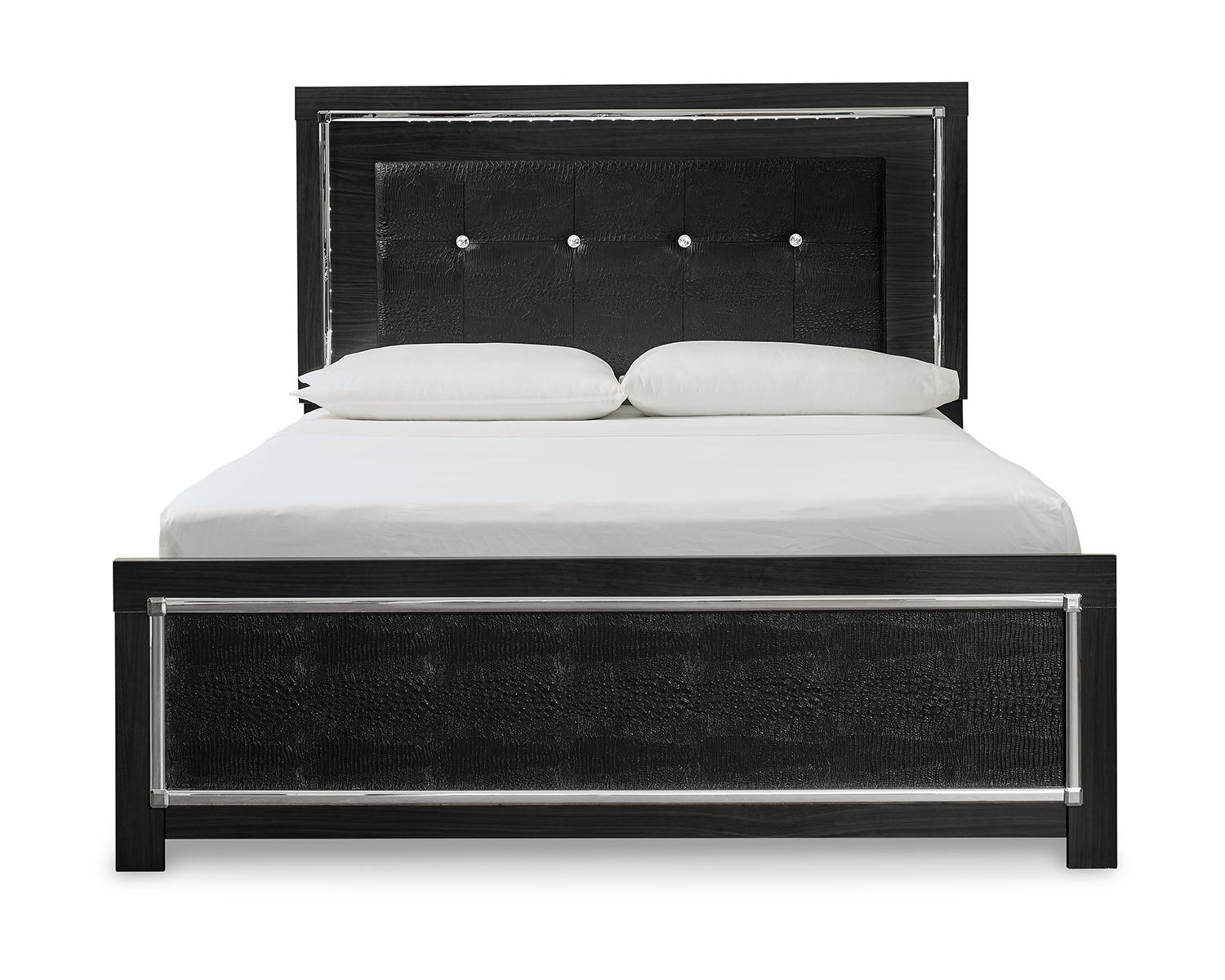 Kaydell Queen Upholstered Bed, Dresser, Mirror and 2 Nightstands