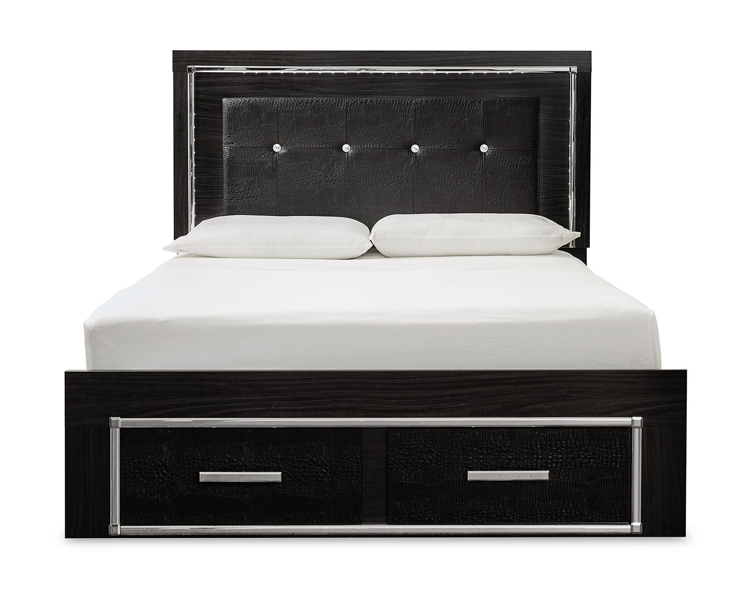 Kaydell Queen Panel Storage Bed, Chest and 2 Nightstands